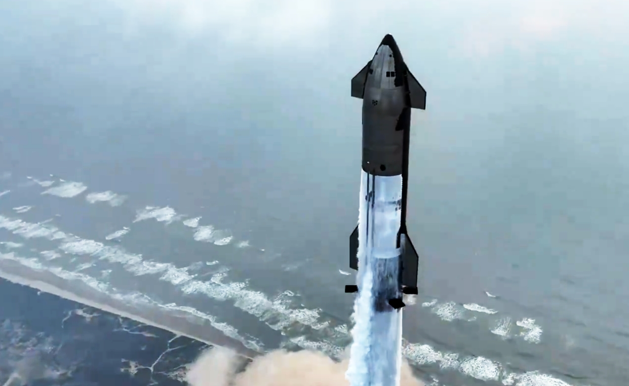 Tàu vũ trụ Starship. Ảnh: SpaceX