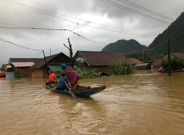 Mưa, bão, lụt có thể gây ra nhiều thiệt hại tới đời sống người dân. Ảnh: vietnam.vn