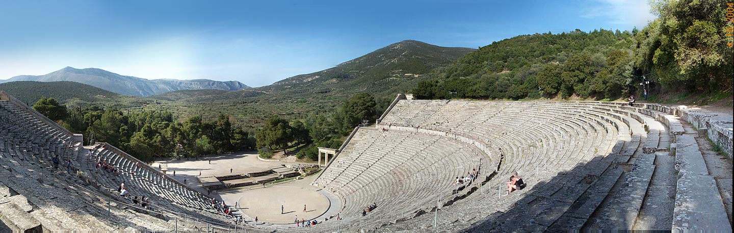 Đền thờ Asclepios, Epidaurus, Hy Lạp. Nguồn: Đại học Warwick