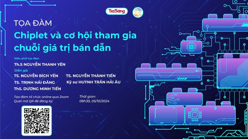 Tọa đàm sẽ diễn ra vào thứ 7 ngày 5/10/2024