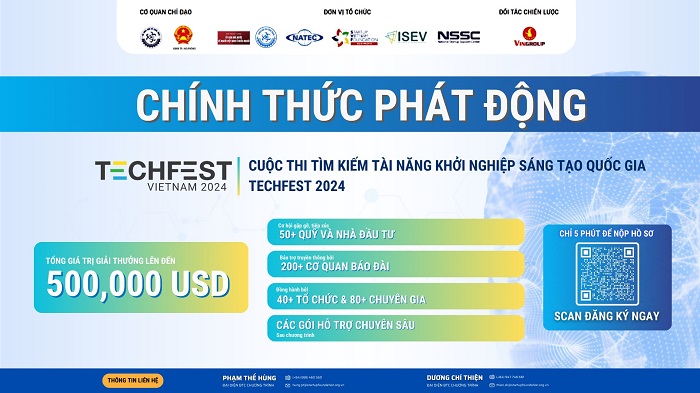 Cuộc thi khởi nghiệp Techfest Việt Nam 2024