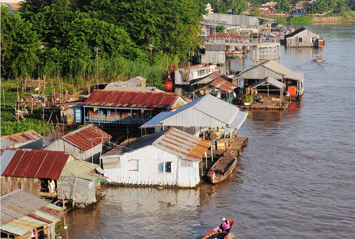 Hiện tượng di cư vì biến đổi khí hậu đang diễn ra ở một số tỉnh tại Việt Nam. Ảnh: B.L