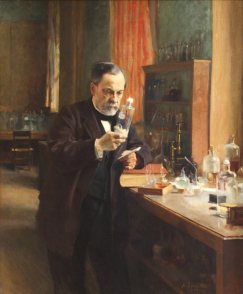 Chân dung Louis Pasteur của họa sĩ Albert Edelfelt