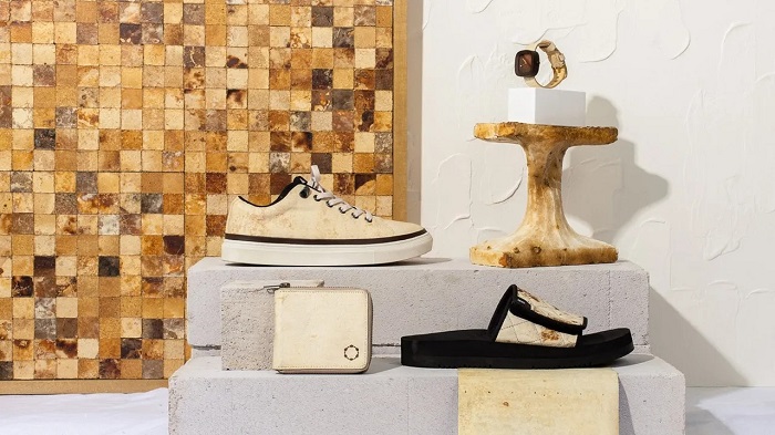 Một số sản phẩm da làm từ sợi nấm Mylea. Ảnh: MYCL