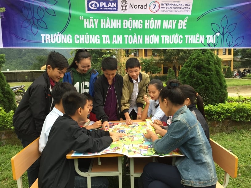 Các vở kịch cộng đồng là một hình thức hiệu quả nhằm nâng cao nhận thức và hành động của người dân về thiên tai và biến đổi khí hậu. Nguồn: Báo Dân tộc