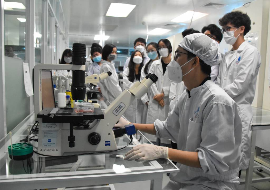 Phòng thí nghiệm Viện Tế bào gốc, ĐHQG TPHCM.