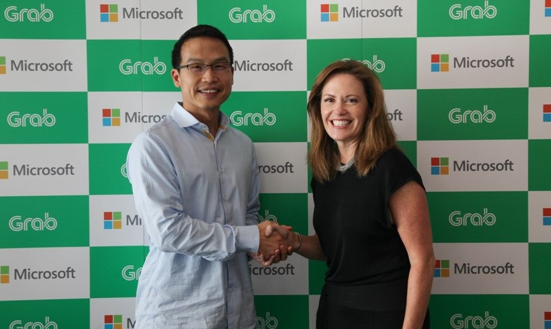 Việc hợp tác giữa các công ty khởi nghiệp với tập đoàn lớn như giữa Grab và Microsoft sẽ mang lại lợi ích cho cả hai bên. Nguồn: Grab