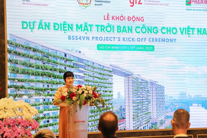 Khởi động Dự án “Điện mặt trời ban công cho Việt Nam” (BSS4VN). Ảnh: BTC