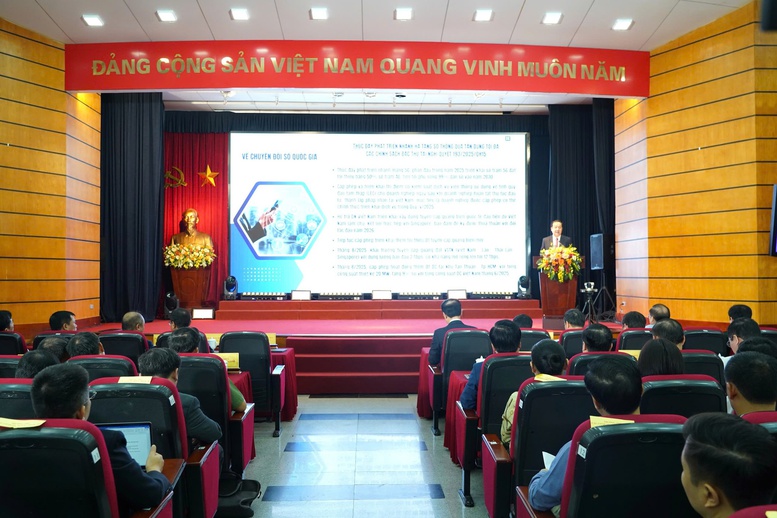 Hội nghị sơ kết công tác 6 tháng đầu năm, triển khai nhiệm vụ 6 tháng cuối năm 2025 của Bộ KH&CN - Ảnh: VGP/TG