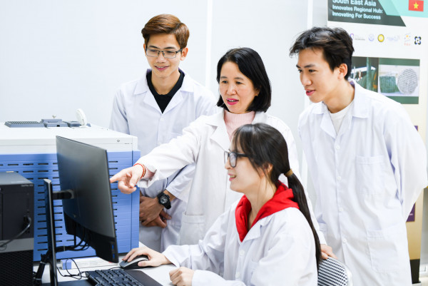 Phòng thí nghiệm của Đại học Bách khoa. Ảnh: HUST