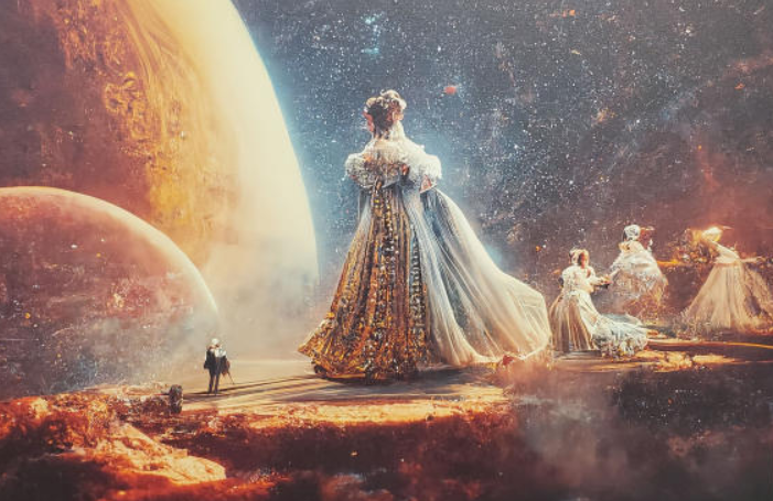 Một bức tranh do nhà thiết kế trò chơi người Mỹ Jason Allen tạo ra bằng các công cụ AI.