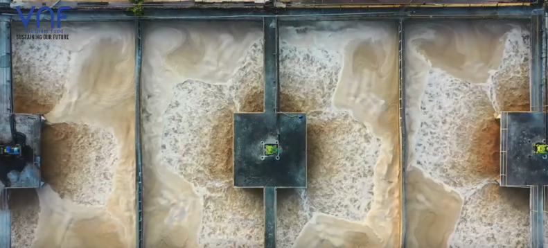 Khoảng 5-10% lượng nước thải từ các nhà máy chế biến thực phẩm chứa các dưỡng chất quý giá như đạm, chất b&eacute;o, photpho hữu cơ. Ảnh: VNF