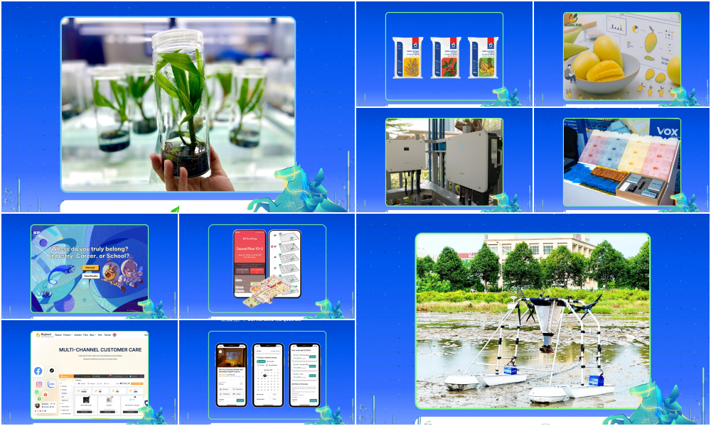 Top 10 startup vào Chung kết Techfest 2025. Nguồn: Techfest Việt Nam.