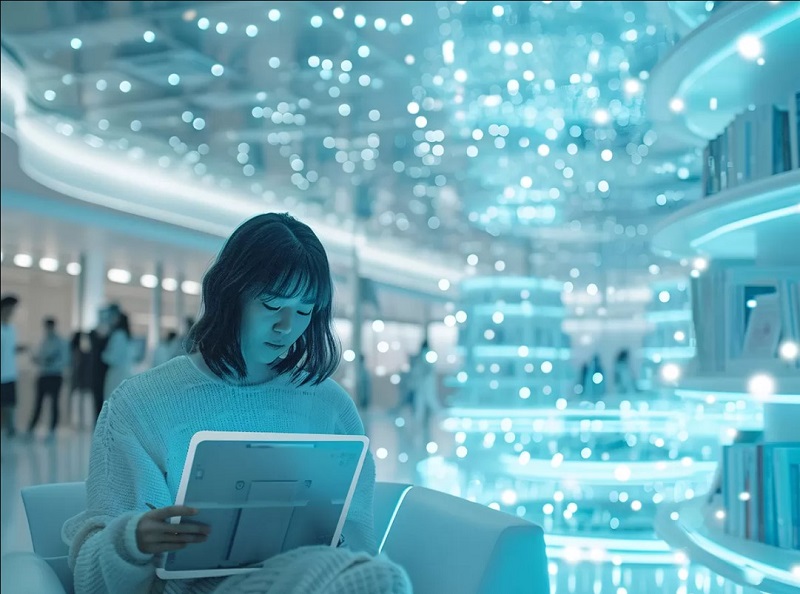 Việc quá say mê tiềm năng của AI có thể làm chúng ta lơ là việc phản tư. Ảnh: uniranks.com