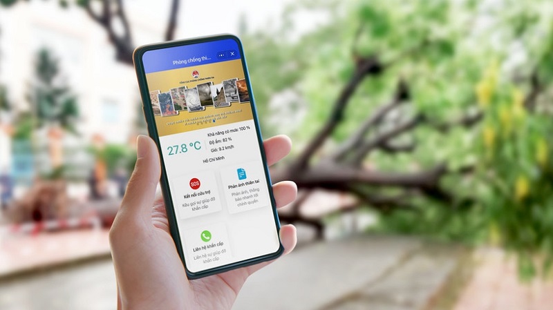 Mini app “Phòng chống thiên tai Việt Nam”. Ảnh: CC