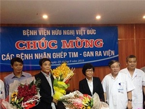 Hai bệnh nhân ghép tạng xuyên Việt xuất viện