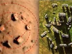 Cấu trúc giống bãi đá cổ Stonehenge trên sao Hỏa