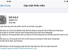 Apple tung bản iOS 9.0.2 vá lỗi màn hình khóa