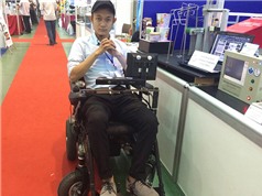 Clip xe lăn thông minh cho người khuyết tật trình diễn tại Techmart 2015