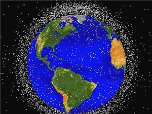 Rác thải vũ trụ đã đạt mật độ tới hạn