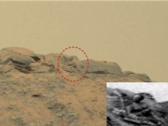 Máy săn UFO ghi được vật thể giống tượng Phật trên sao Hỏa