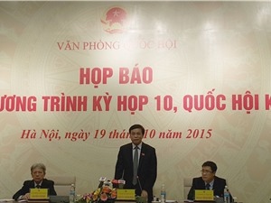 Quốc hội sẽ quyết định phân bổ ngân sách cho năm 2016