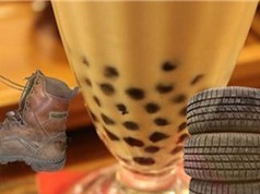 Trân châu trà sữa Trung Quốc làm từ... lốp xe, đế giày