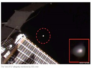  UFO do thám trạm vũ trụ quốc tế ISS?