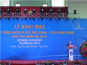 Tưng bừng khai mạc kết nối cung – cầu công nghệ khu vực Nam bộ 2015