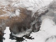 Thảm họa ô nhiễm không khí Trung Quốc qua ảnh vệ tinh