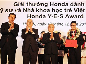 Nhà khoa học trẻ Việt được Honda vinh danh