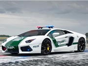 “Điểm danh” 10 siêu xe đắt giá nhất của cảnh sát Dubai