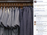 Ông chủ Facebook khoe tủ quần áo "không giống ai"