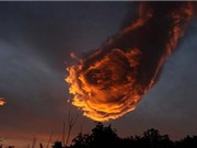 Đám mây hình quả cầu lửa cháy rực trên bầu trời Thổ Nhĩ Kỳ