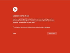 Google cung cấp tính năng lọc trang web giả mạo
