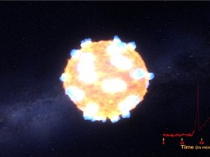 NASA lần đầu"bắt" được vụ nổ sao đỏ khổng lồ