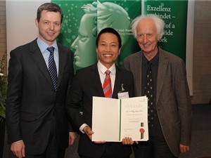 Hai nhà khoa học Việt nhận giải thưởng danh giá của Đức