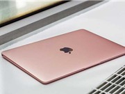 Khui hộp MacBook 12 inch màu vàng hồng
