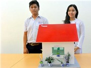 Học sinh lớp 10 sáng chế nhà ở chống ô nhiễm