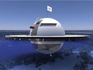 UFO ngôi nhà di động cho người yêu biển