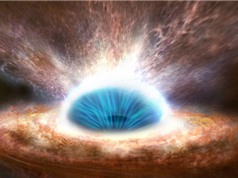 Ba thiên hà hợp nhất sinh ra siêu hố đen