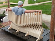 Độc đáo với ghế "hàng rào" biến hình linh hoạt
