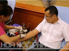 Lãnh đạo, cán bộ, người lao động Bộ KH&CN tham gia hiến máu tình nguyện