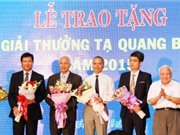 3 nhà khoa học đoạt giải Tạ Quảng Bửu 2016