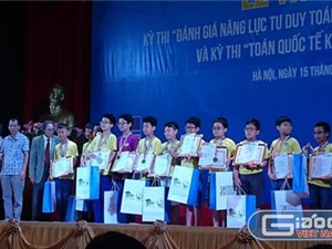 Trao giải Kỳ thi đánh giá năng lực tư duy Toán học toàn quốc