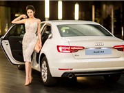 Á hậu Dương Tú Anh khoe dáng bên Audi A4 mới
