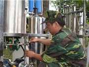 Chế tạo thiết bị lọc nước cơ động phục vụ bộ đội
