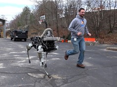 Clip robot 4 chân có khả năng vượt mọi địa hình