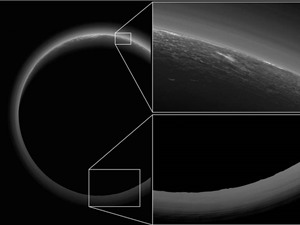 Sao Diêm Vương được bao bọc bởi lớp mây mỏng?