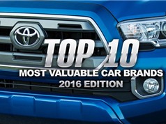  10 thương hiệu xe hơi đắt giá nhất thế giới